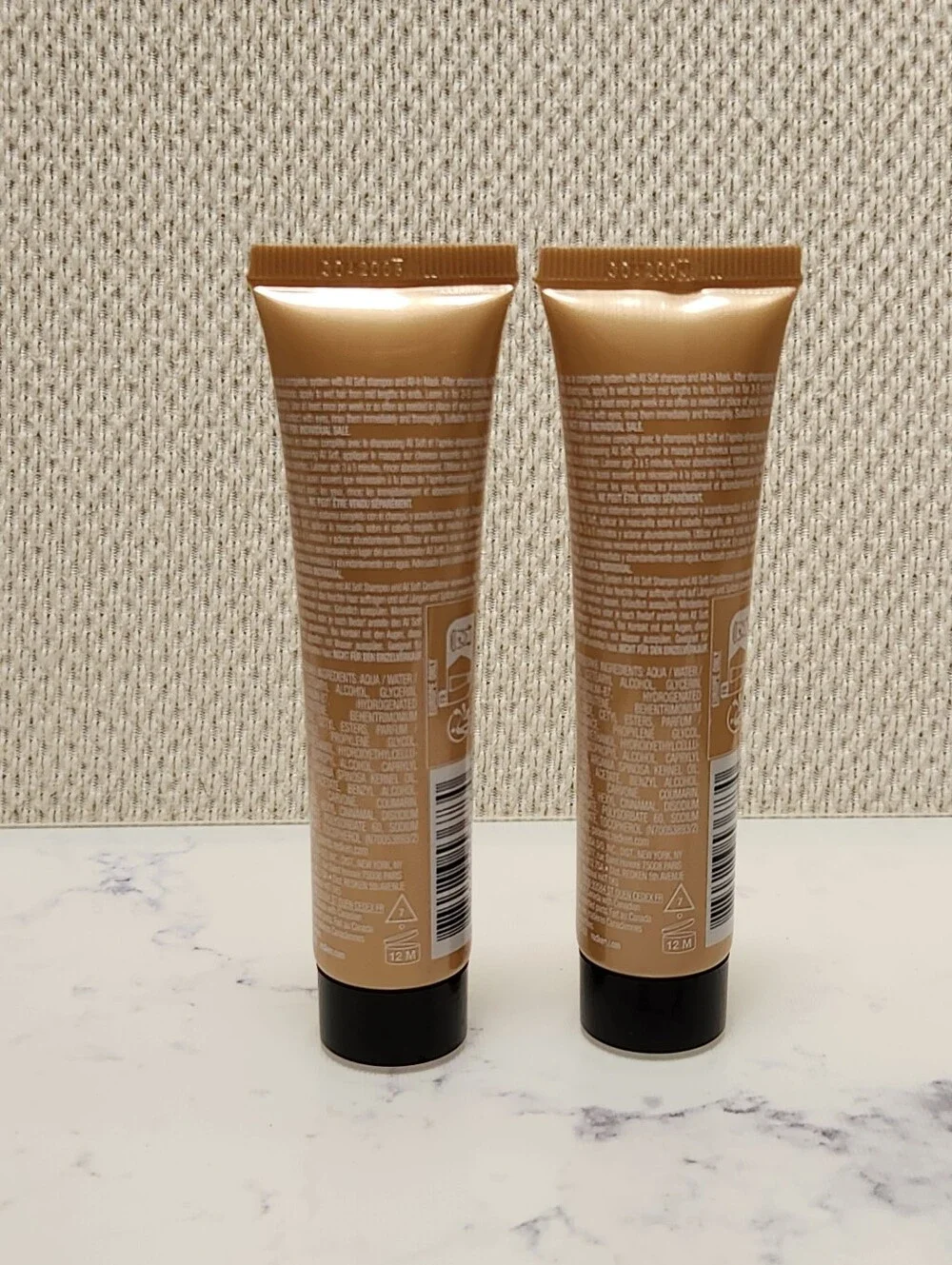 2 Redken All Soft All In Mask Travel Size 1 oz